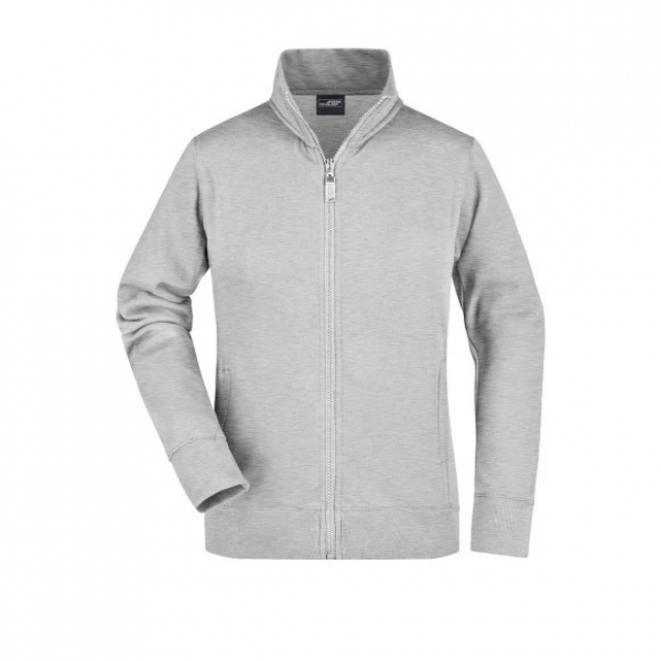 Sweatjacke Ladies Graumeliert